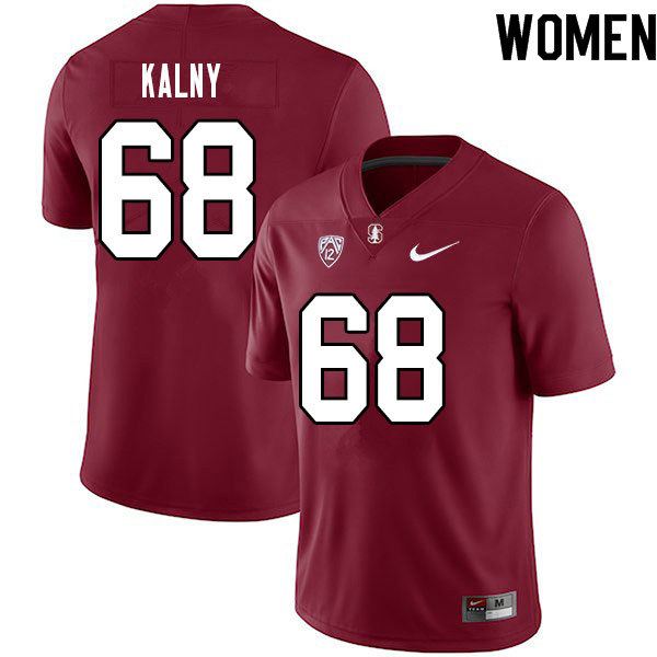Women #68 Max Kalny Stanford Cardinal College Football Jerseys Sale-Cardinal - Click Image to Close